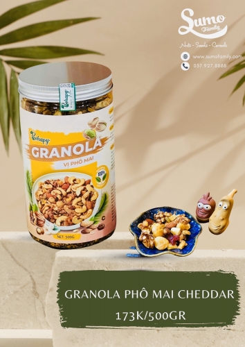 Granola vị phomai