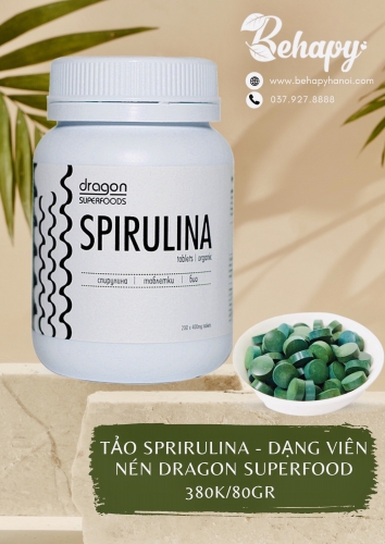 Tảo Sprirulina - Dạng Viên Nén Dragon Superfood