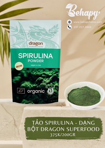 Tảo Spirulina - Dạng Bột Dragon Superfood