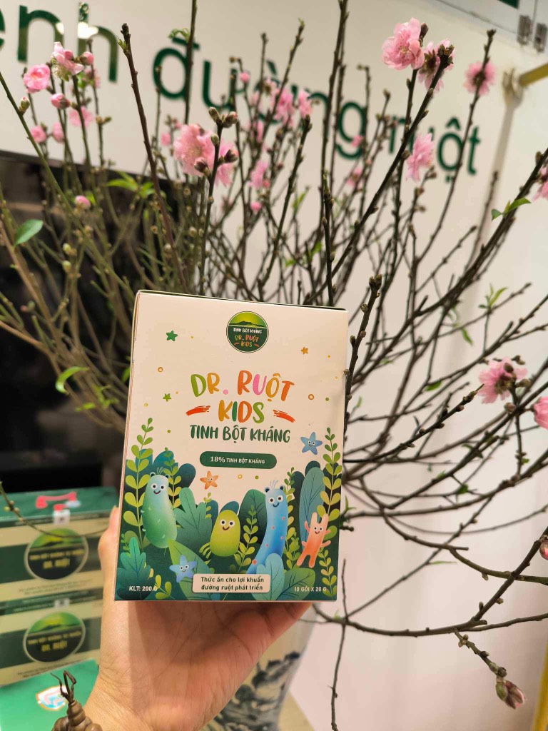 Tinh Bột Kháng Kids 18% (10 gói x 20gr) - Dr.Ruột