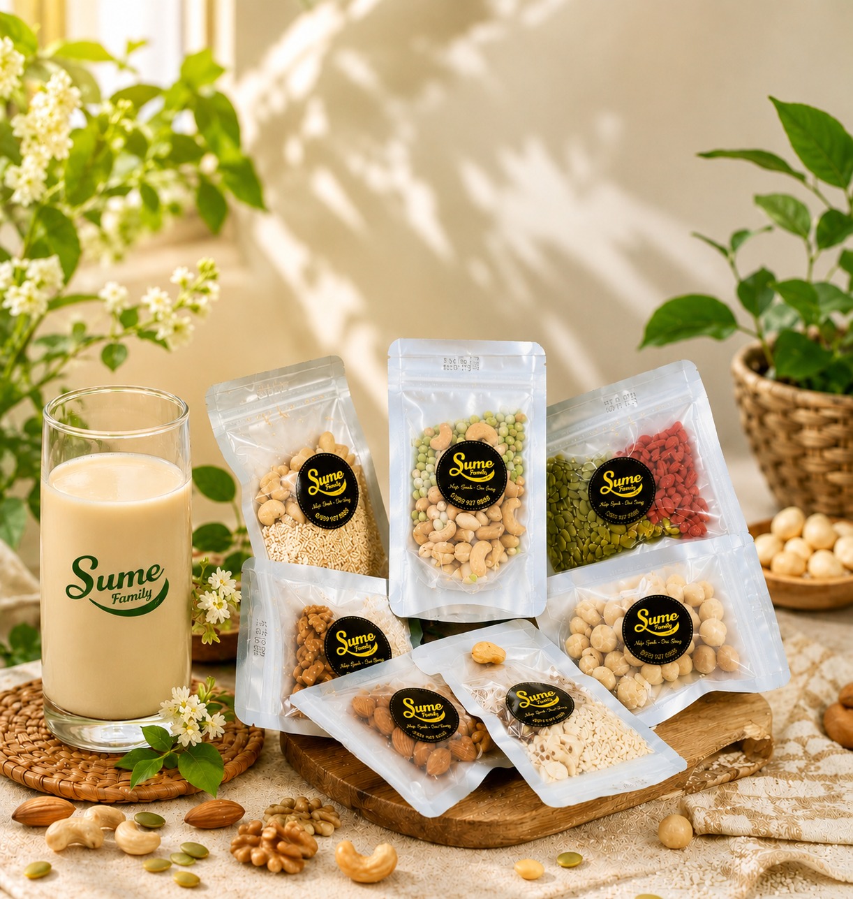 Set làm sữa hạt 7 ngày