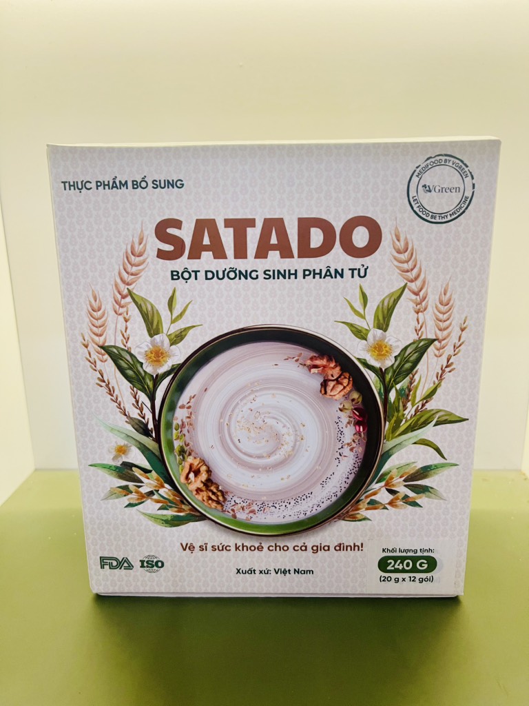 Bột dưỡng sinh phân tử SATADO 240gr