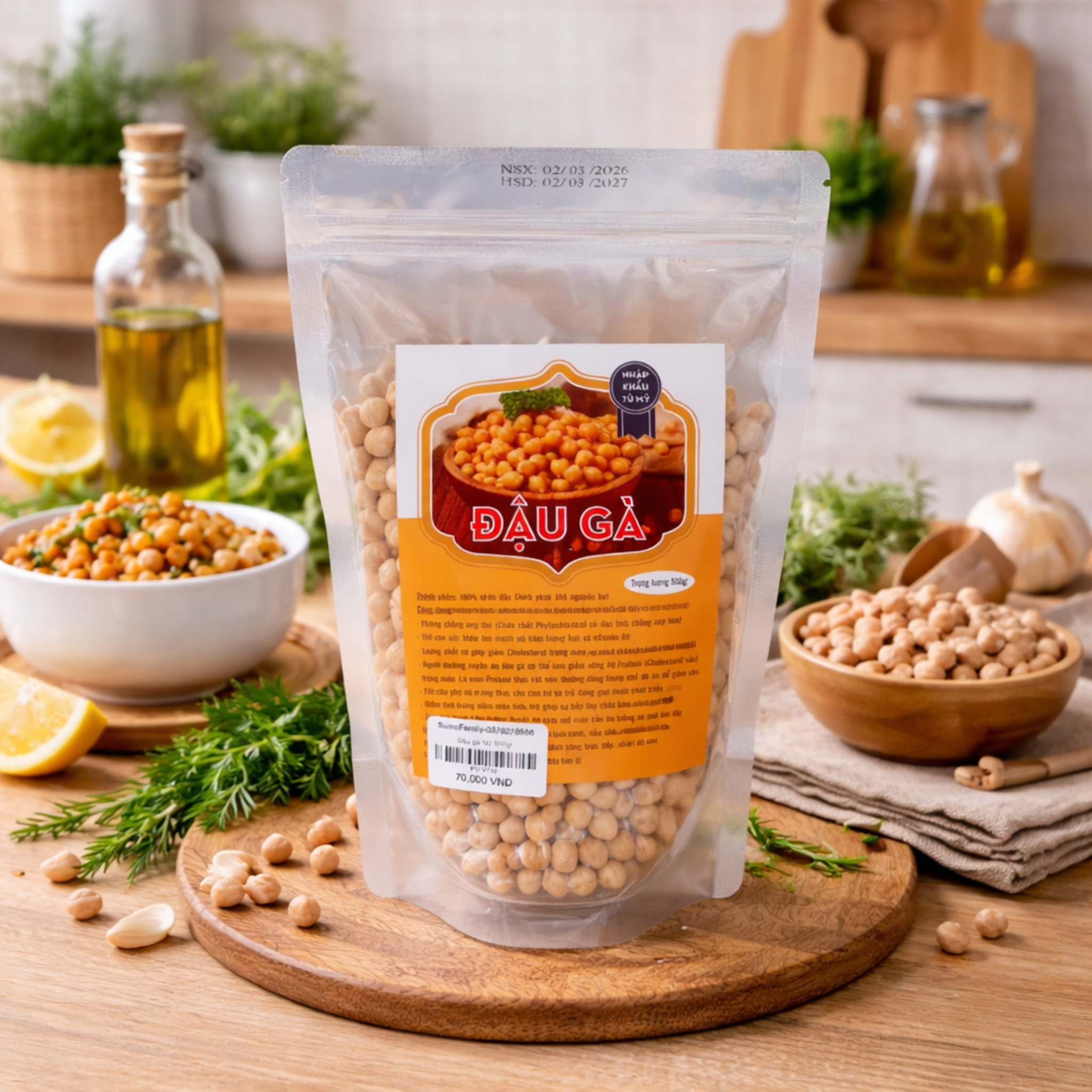 Đậu gà Mỹ 500gr