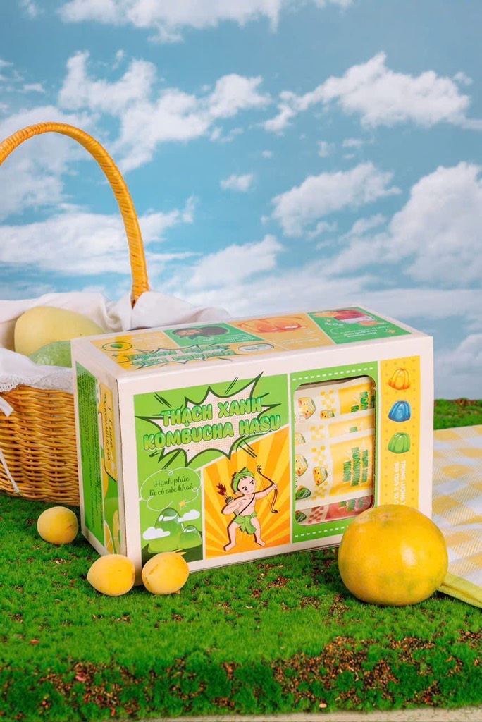 Thạch Kombucha hộp 1kg - VGreen