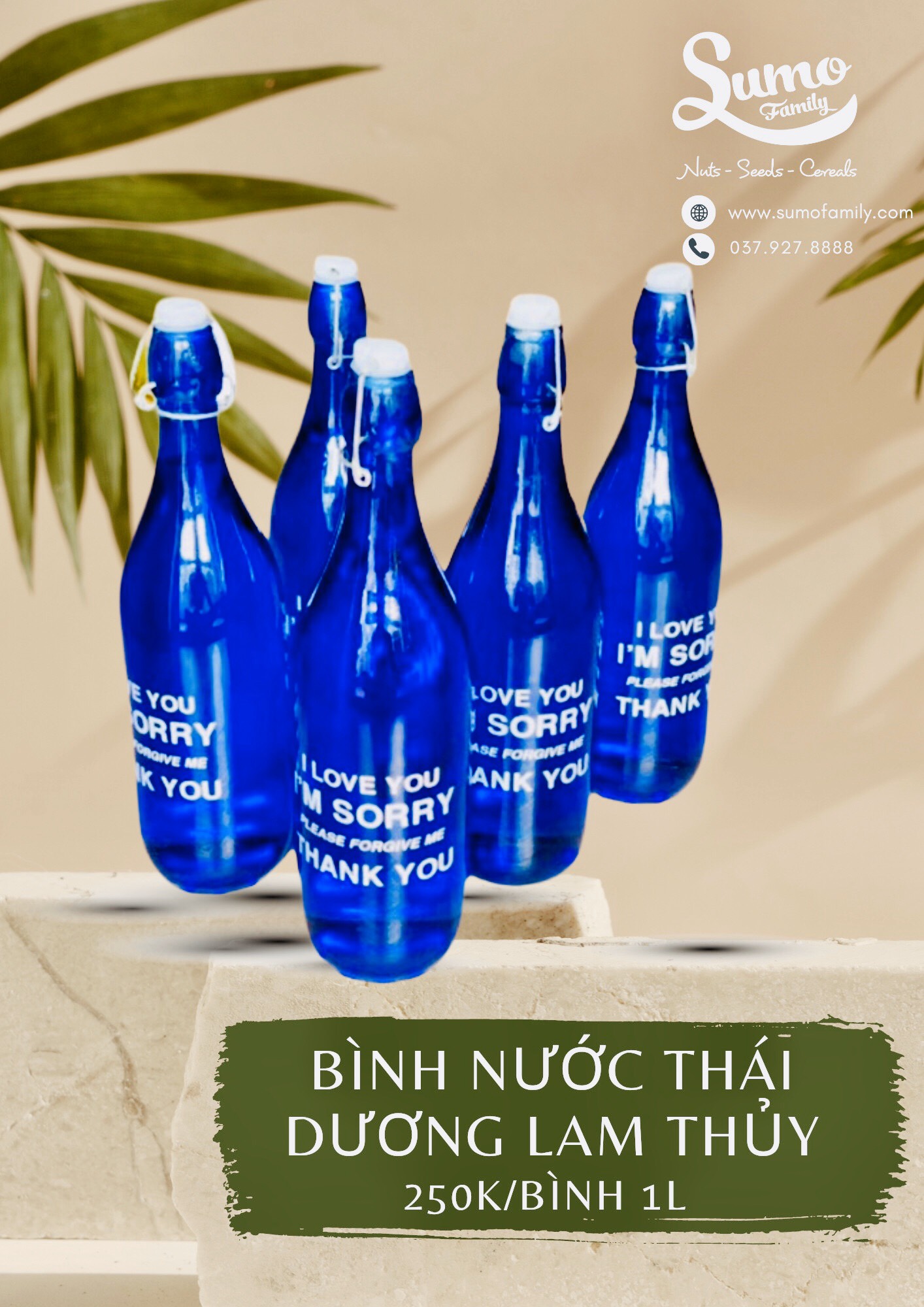 Bình nước thái dương lam thủy